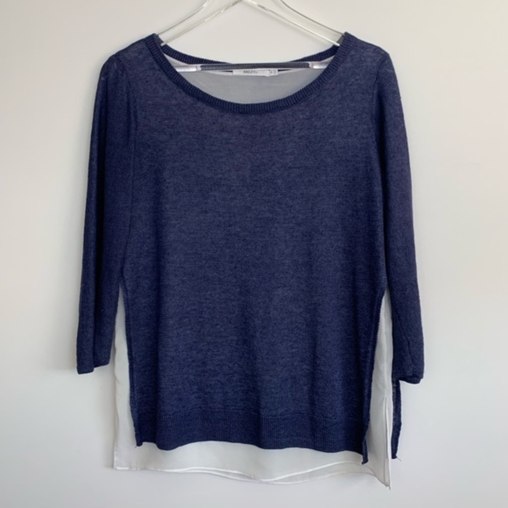 Bailey 44 Layered Linen Sweater L16x